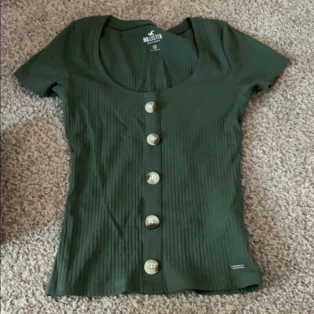Army Green Hollister Shirt